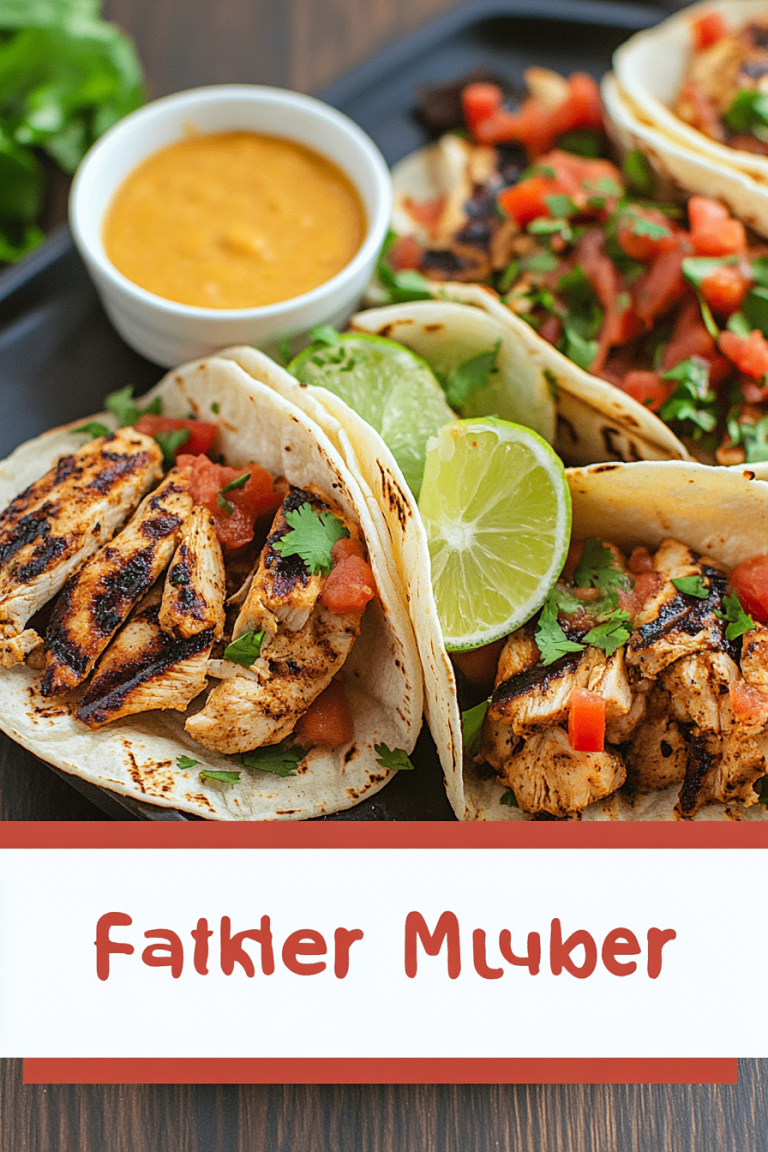 grilled chicken tacos