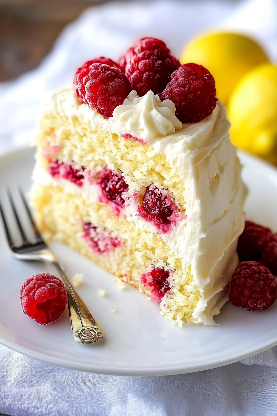 lemon raspberry cake