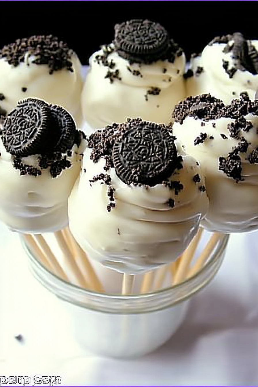 oreo cheesecake pops