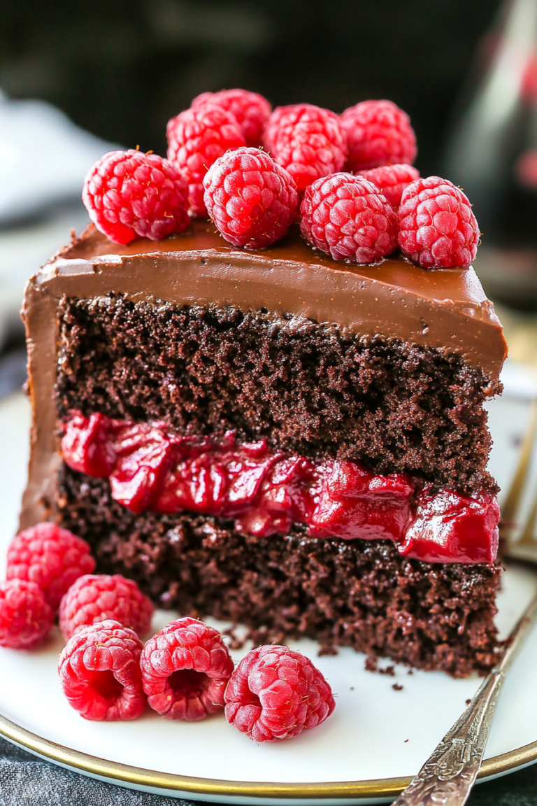 raspberry chocolate cake