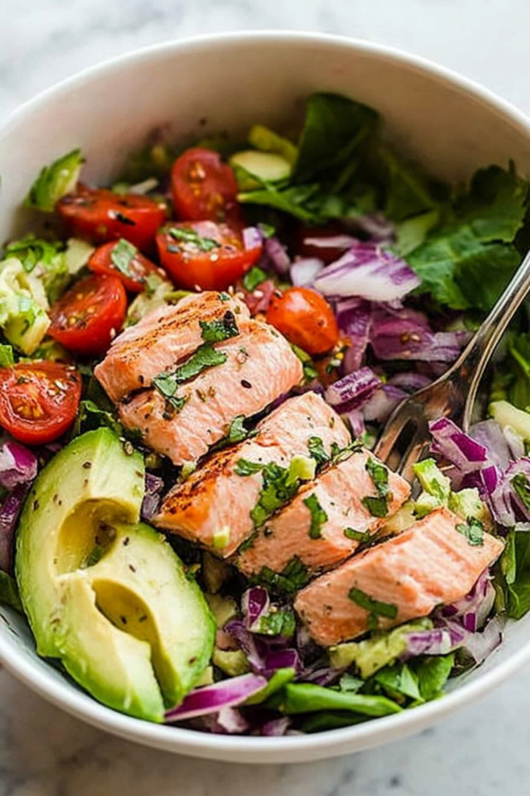 salmon avocado salad
