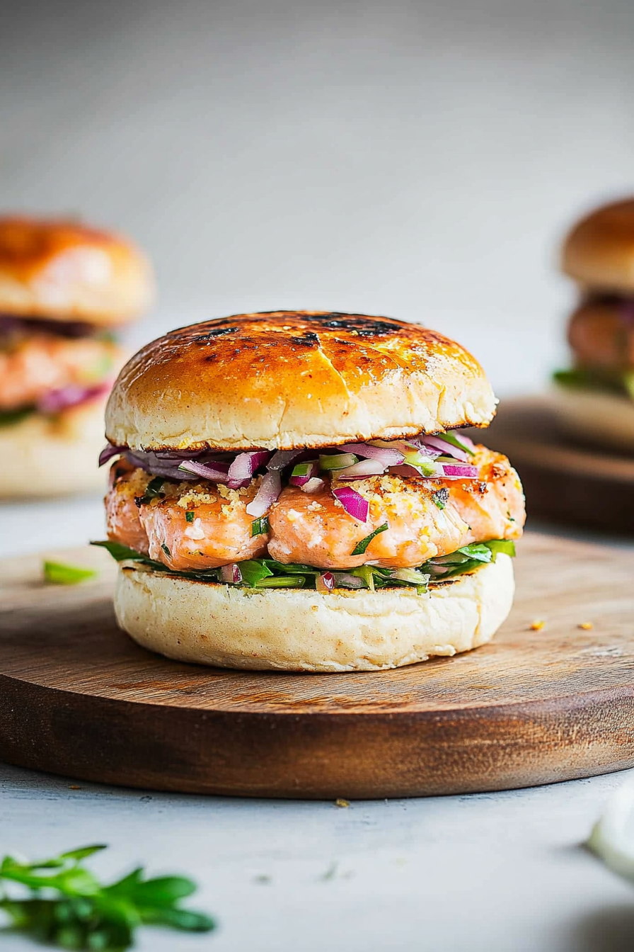 salmon burgers