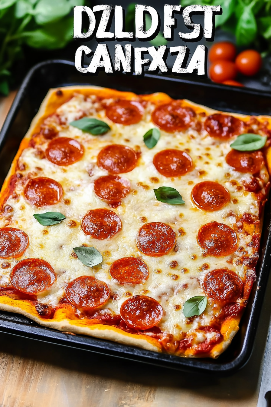 sheet pan pizza