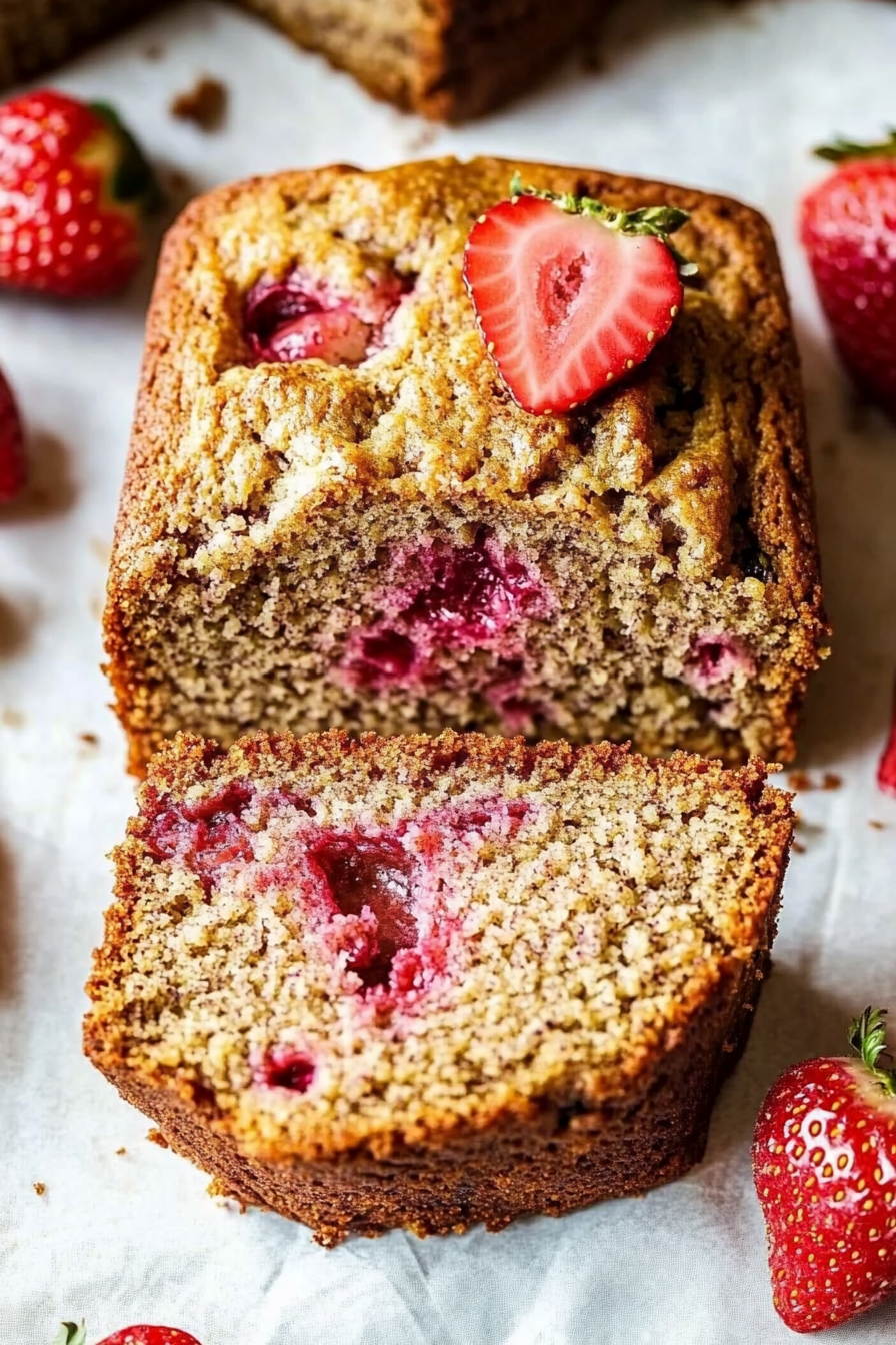 strawberry banana bread