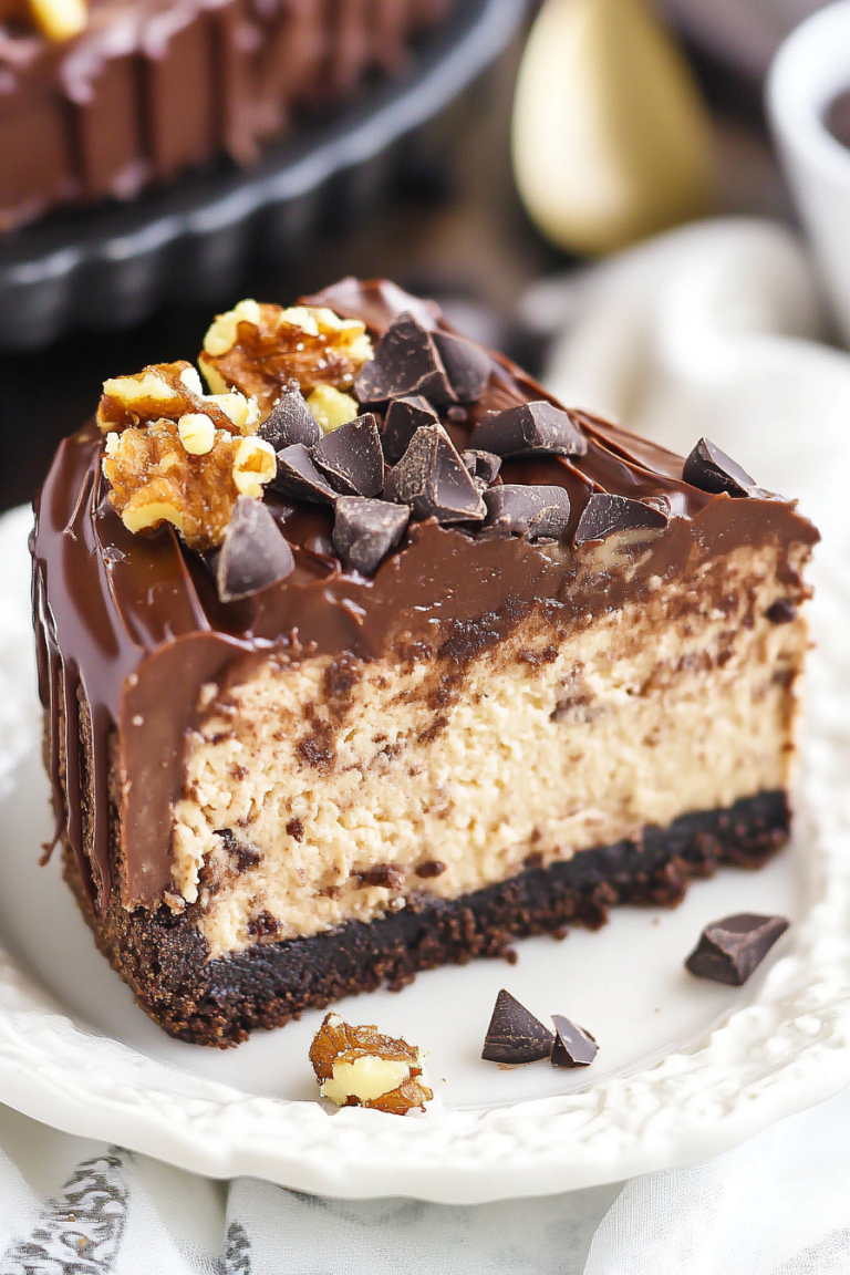 German chocolate cheesecake
