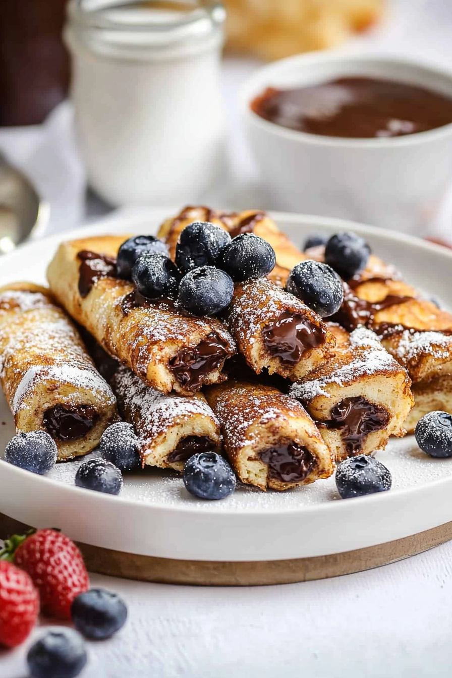 Nutella French Toast Rollups
