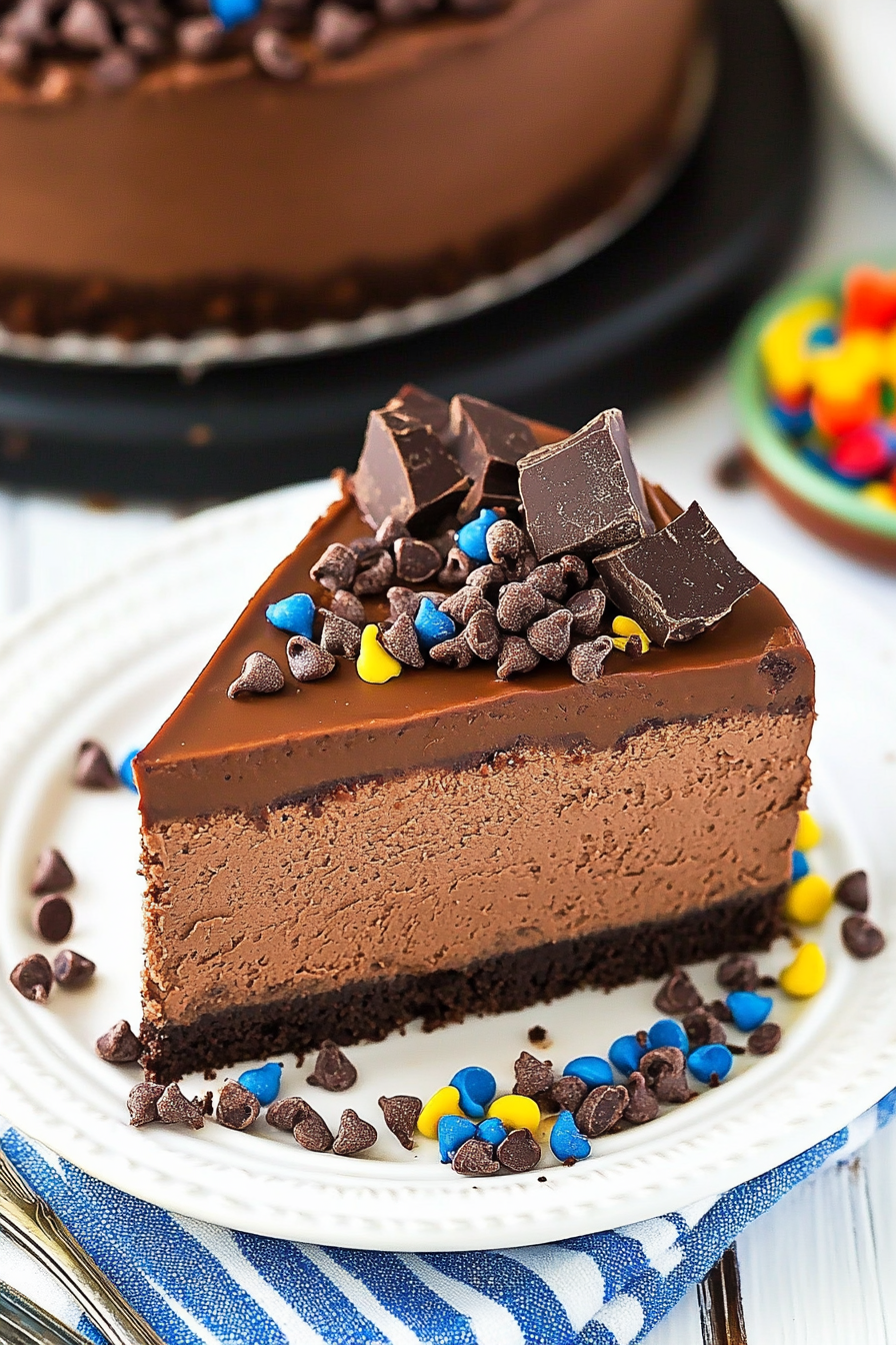 chocolate cheesecake