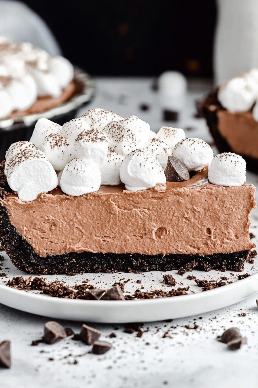chocolate marshmallow pie