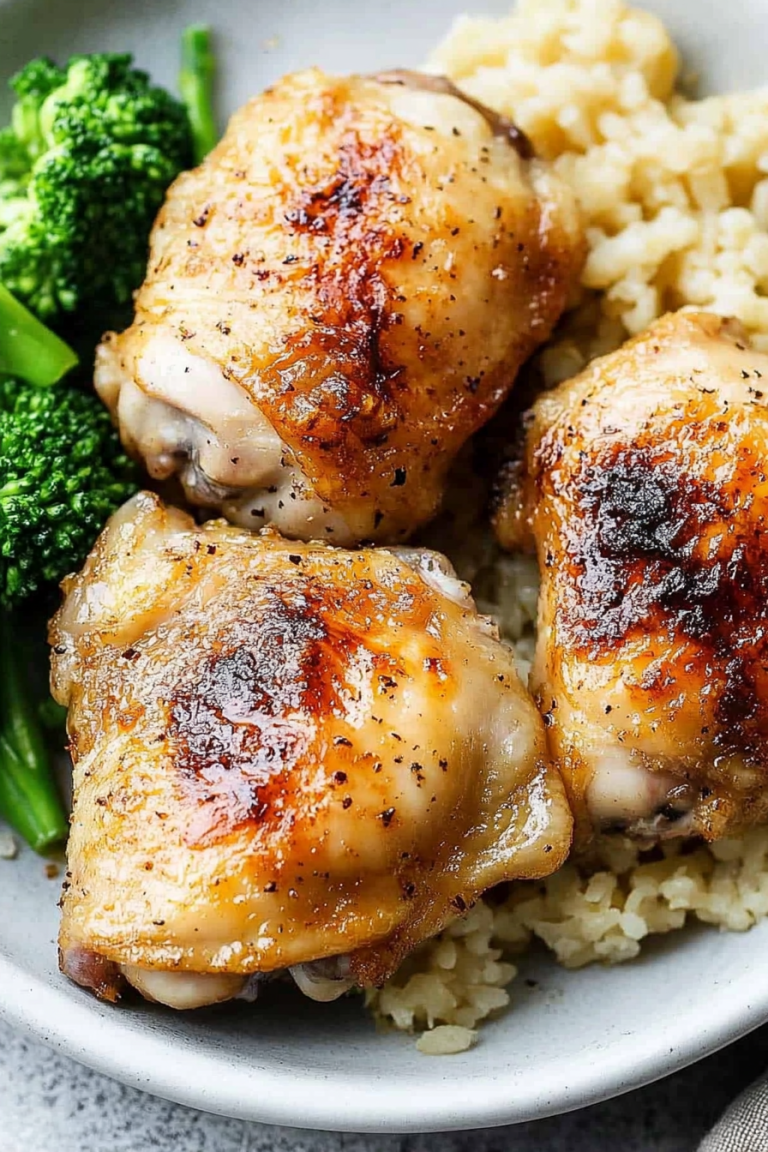 crispy chicken thighs