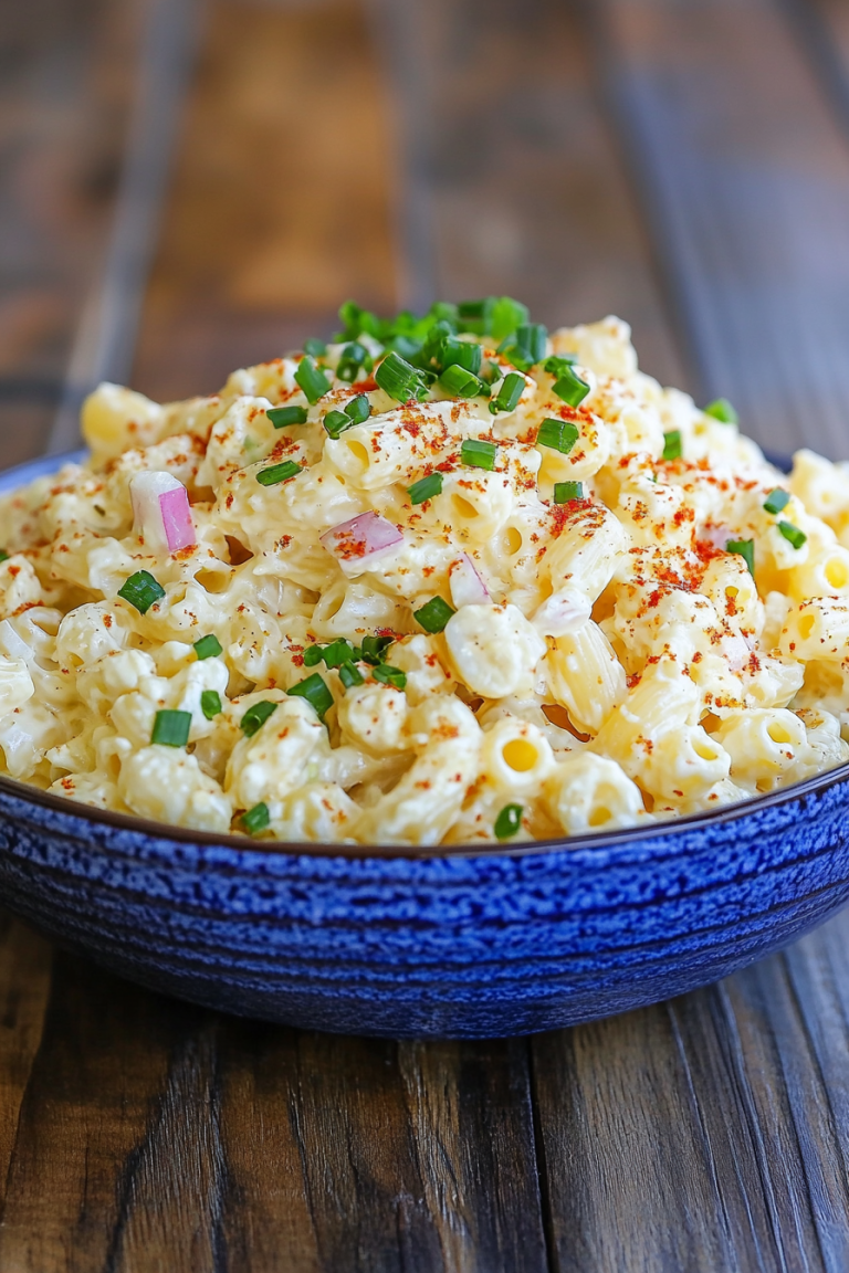 deviled egg pasta salad