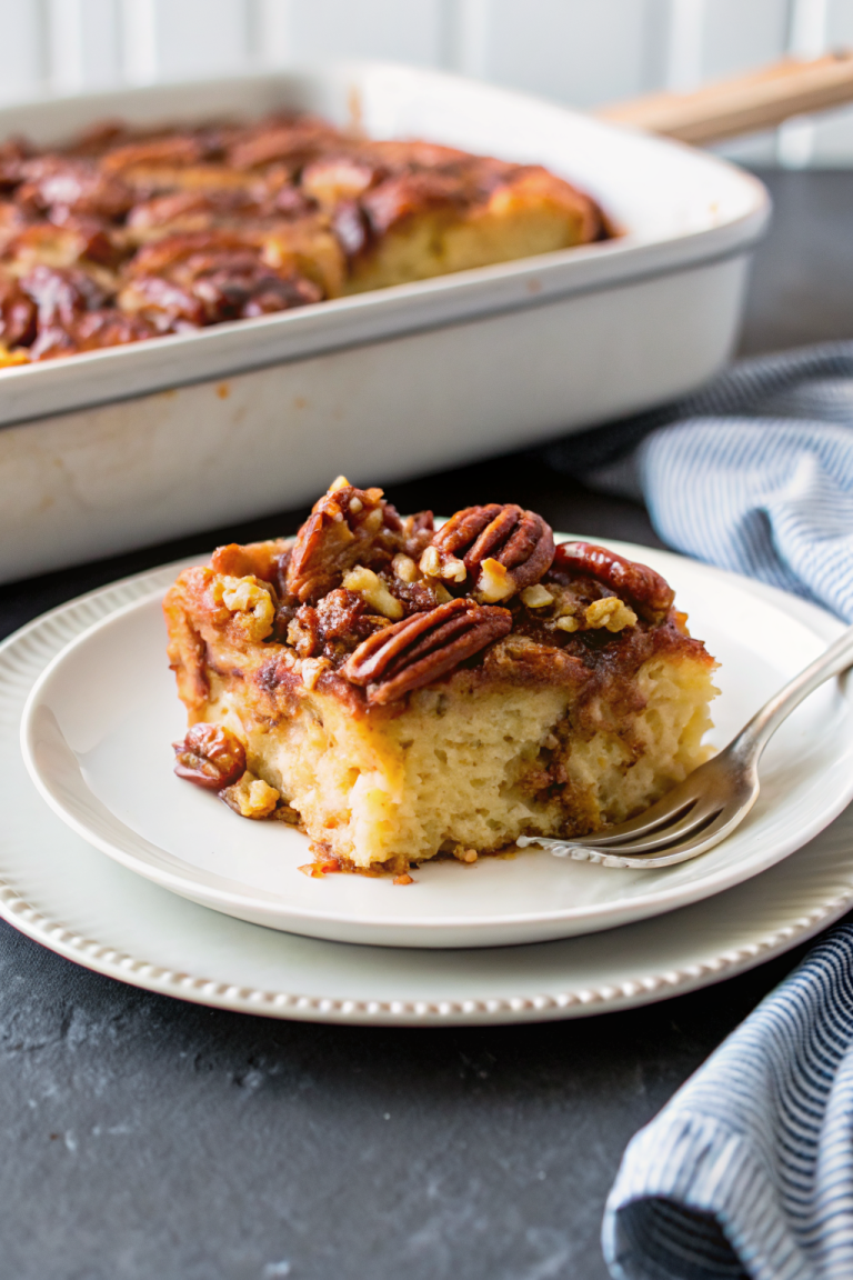 Caramel Pecan Breakfast Casserole