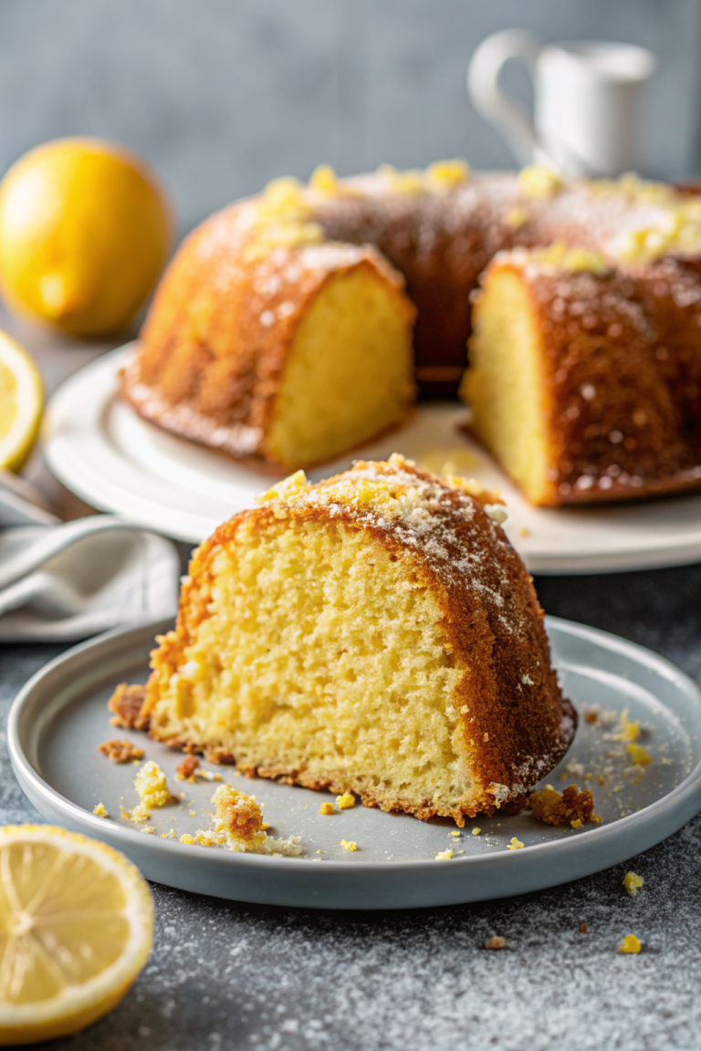 Easy Lemon Butter Cake