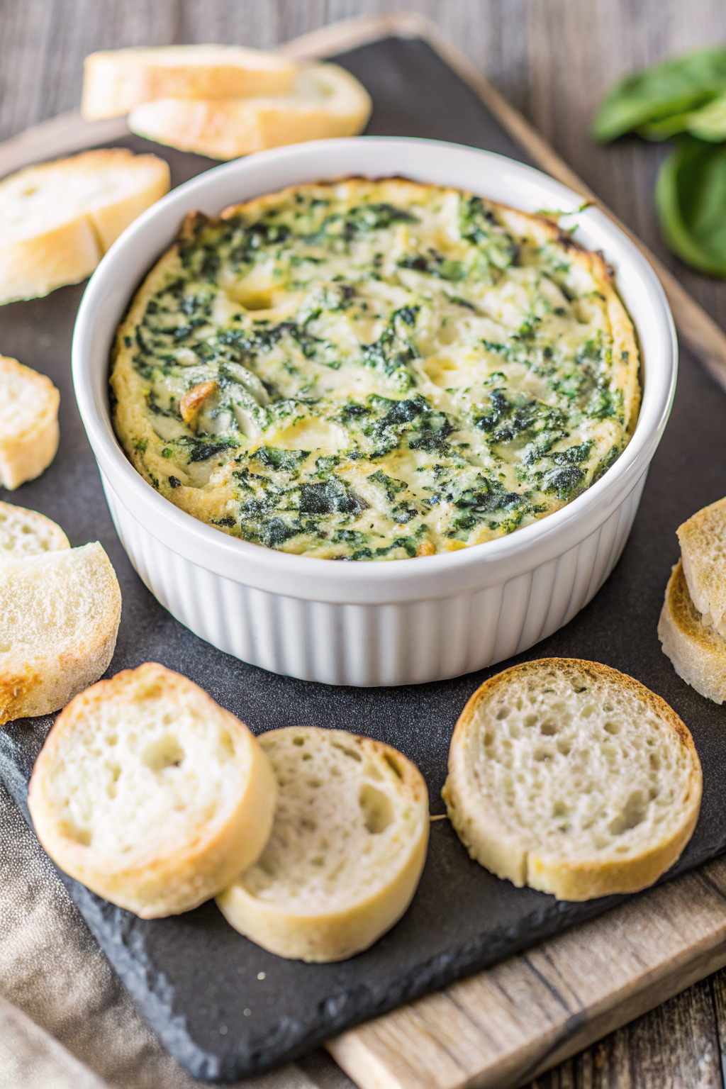 Spinach Artichoke Dip ingredients organized and measured on kitchen counter
