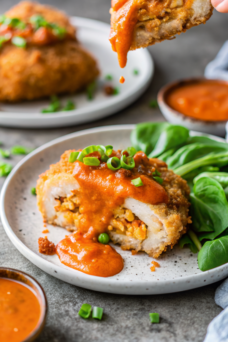 Stuffed Buffalo Chicken Breasts